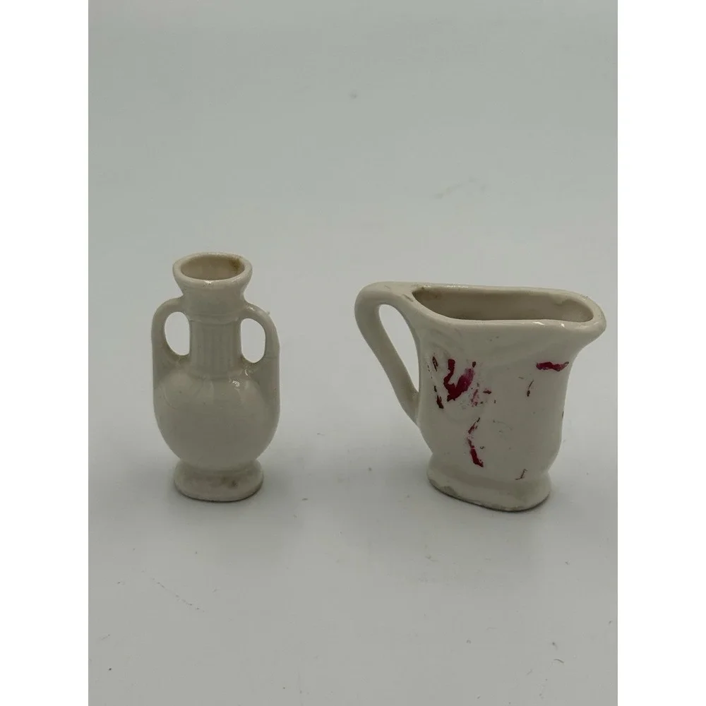Pair Of Mini Vases Made In Japan Porcelain